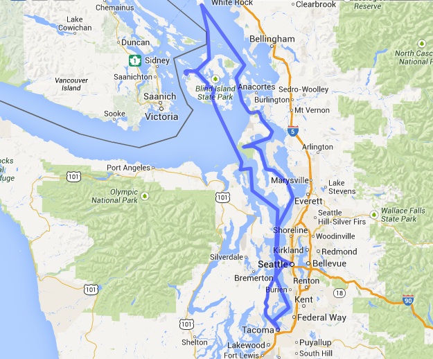 Route of the Sockeye Blue